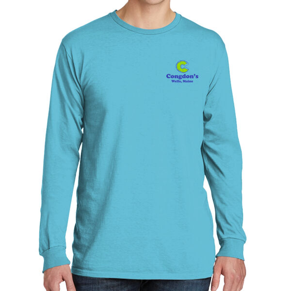 C-Side of Maine - Beach Wash ® Garment Dyed Long Sleeve Tee Thumbnail