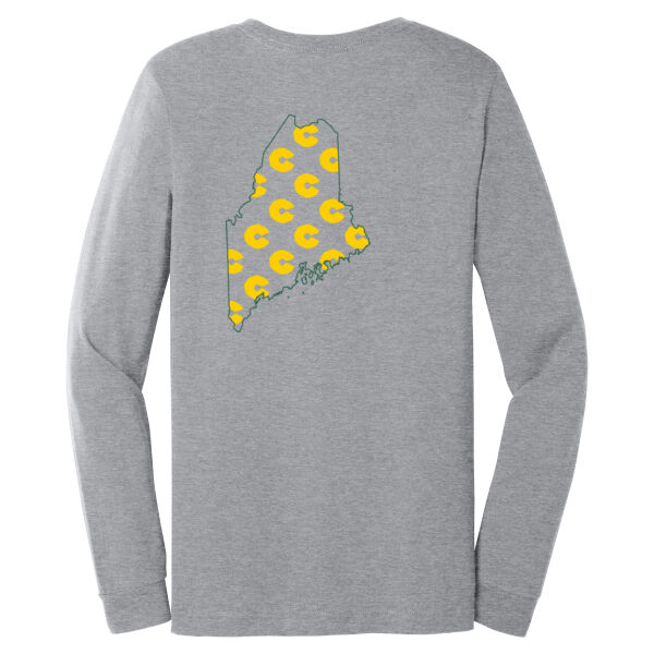 C-Side of Maine - Unisex Heather CVC Long Sleeve Tee Thumbnail